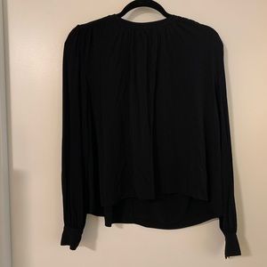 Elizabeth and James - Black Cropped Top